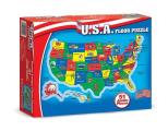 U.S.A. Map Floor (51 Pc)