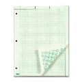 Tops Engineering Computation Notepad, 8.5 X 11, Graph Ruled, Green Tint, 100 Sheets/Pad (Top 35500)