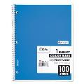 Mead Spiral 1-Subject Notebook, 8 X 11, College Ruled, 100 Sheets, Assorted Colors, Each (06622)