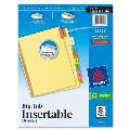 Avery Big Tab Insertable Paper Dividers, 8-Tab, Multicolor (11111)