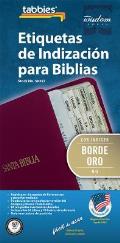 Spanish Gold-Edged Bible Index Tabs