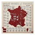 Great Wines of France: Unique Wine-Tasting Map