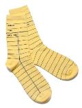 Lib Card Socks Yellow-Small