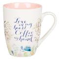 Mug Ceramic Love & Coffee