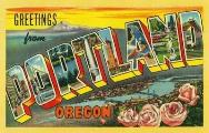 Greetings from Portland, Oregon Postcard