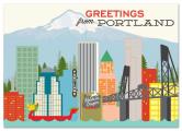 Portland Greetings Postcard The Found