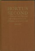 Hortus second a concise dictionary of gardening general horticulture & cultivated plants in North America