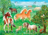 Mustang Meadow 60 PC Puzzle