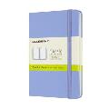 Moleskine Classic Notebook, Pocket, Plain, Hydrangea Blue, Hard Cover (3.5 X 5.5)