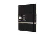 Moleskine Professional Notebook, XXL, Black, Soft Cover (8.5 X 11)