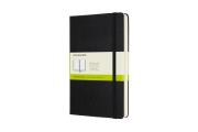 Moleskine Notebook, Expanded Large, Plain, Black, Hard Cover (5 X 8.25)