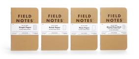 Field Notes Brand Plain Pack of 3 Notebooks