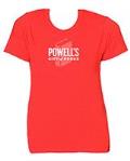 Powell's Red Classic Logo Women's Tee Shirt