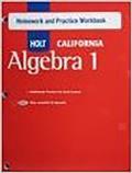 Holt Algebra 1: Homework and Practice Workbook Algebra 1