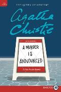 Murder Is Announced A Miss Marple Mystery Large Print