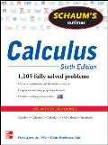Schaum's Outline of Calculus, 6th Edition: 1,105 Solved Problems + 30 Videos