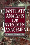 Quantitative Analysis For Investment Man