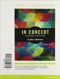 In Concert: An Integrated Approach to Reading and Writing, Books a la Carte Edition