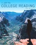 Guide To College Reading Plus Myreadinglab With Pearson Etext Access Card Package