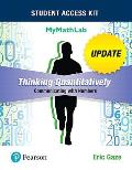 Thinking Quantitatively Communicating With Numbers Update Mylab Math Title Specific Access Card With Guided Worksheets Title Specific Acces