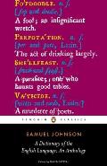 Dictionary of the English Language An Anthology