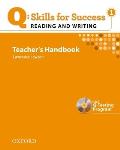 Q: Skills for Success: Reading & Writing 1 Teacher's Handbook [With CDROM]