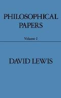 Philosophical Papers Volume 1