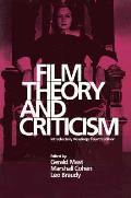 Film Theory & Criticism Introductory Readings 4th Edition