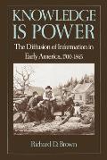 Knowledge is Power The Diffusion of Information in Early America 1700 1865