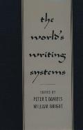 Worlds Writing Systems