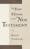 First Edition Of The New Testament