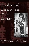 Handbook of Language & Ethnic Identity