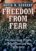 Freedom from Fear The American People in Depression & War 1929 1945