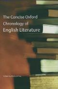 Concise Oxford Chronology of English Literature