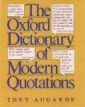 Oxford Dictionary Of Modern Quotations