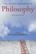 Oxford Companion To Philosophy 2nd Edition