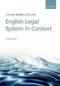 English legal system in context
