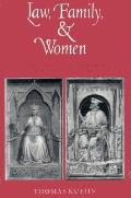 Law Family & Women Toward a Legal Anthropology of Renaissance Italy