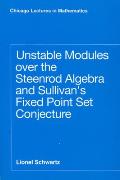 Unstable Modules Over the Steenrod Algebra and Sullivan's Fixed Point Set Conjecture