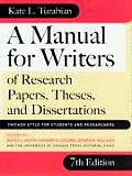 Manual for Writers of Research Papers Theses & Dissertations Chicago Style for Students & Researchers