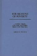 For Reasons of Poverty: A Critical Analysis of the Public Child Welfare System in the United States