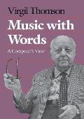 Music with Words: A Composers View