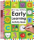Wipe Clean Early Learning Activity Book With 2 Wipe Clean Pens