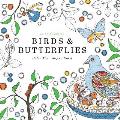 Birds & Butterflies Color Your Way to Calm