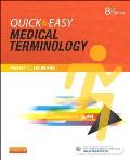 Quick & Easy Medical Terminology