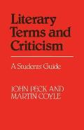 Literary Terms and Criticism: A Students' Guide