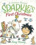 Unicorn Named Sparkles First Christmas