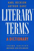Literary Terms A Dictionary 3rd Edition Revised & Enlarged