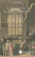 Introduction To English Legal History