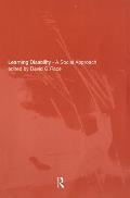 Learning Disability: A Social approach